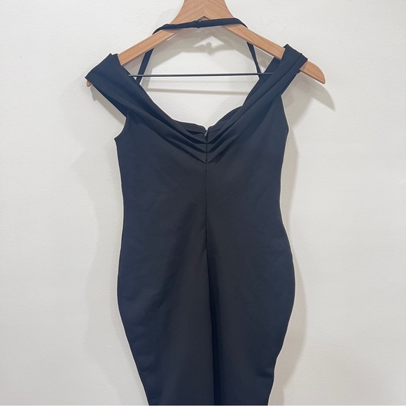 NWT Nookie Athena Off Shoulder Midi Dress in
Black medium (us 6) - Picture 8 of 10